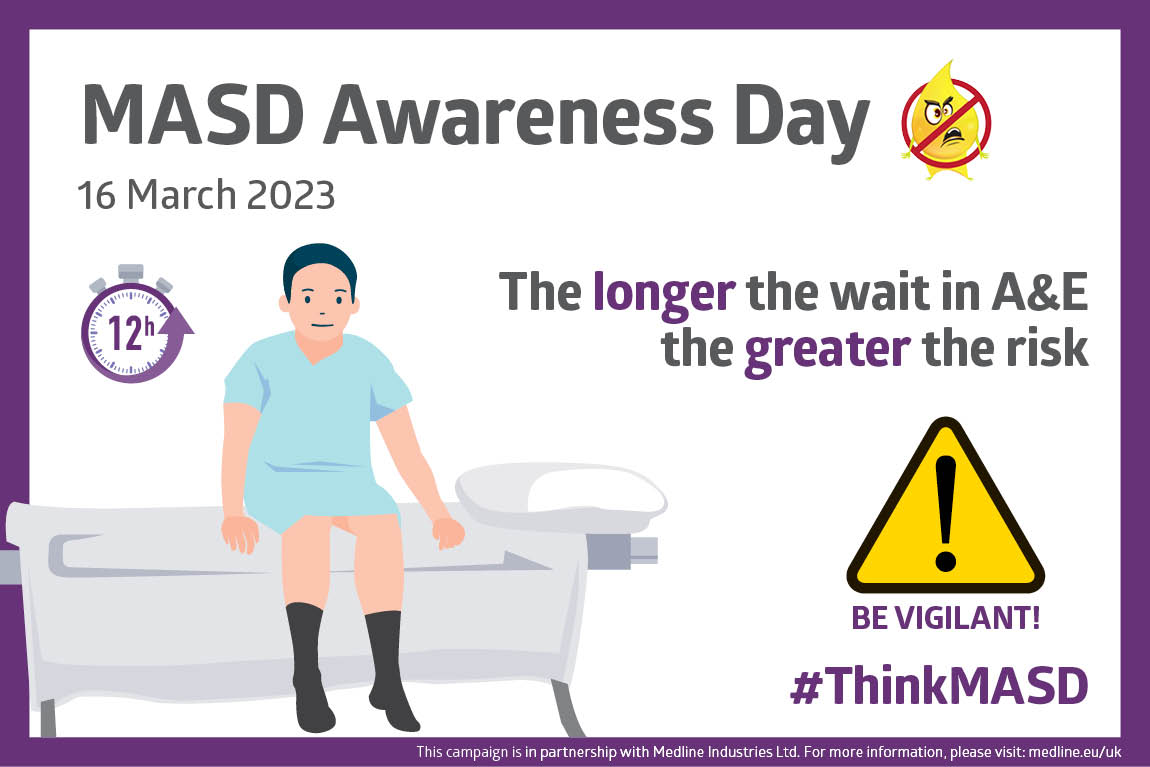 There is a risk of Moisture Associated Skin Damage (MASD) for any patient in any clinical setting #BeVigilant #ThinkMASD #MINIMISEMoisture 

#MASDAwarenessDay