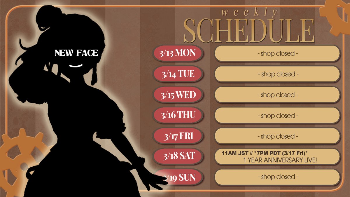 ReikaAKAVirtual's tweet photo. ⚙️#TodoReiSchedule Mar 13th - Mar 19th!⚙️
LOOOOOOK at my new FACE👀❤️🔥! this Saturday!
🔧https://t.co/raEI7EtcuJ
⚙️#todorei
🎨#todoreiart
#VTuberUprising #ENVtuber https://t.co/DCucjtMD8J