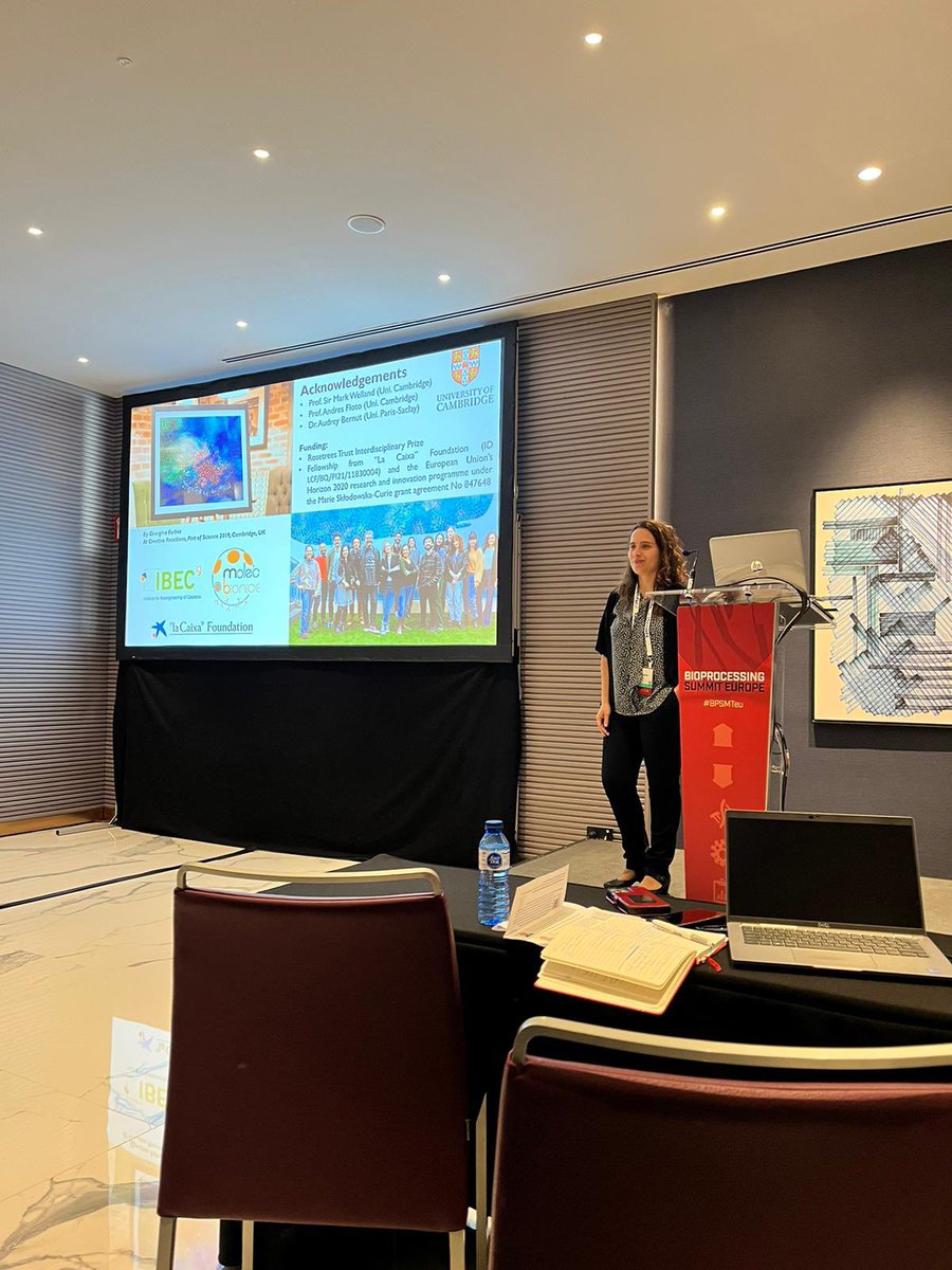 Had a great time in the Formulation and Stability Stream at @CHI_Healthtech Bioprocessing Summit Europe 2023! Thank you Kent Simmons for the invitation and Shahid Uddin for the session chairing and interesting discussions! @BecariosFLC #LaCaixaFoundFellows #BPSMTeu