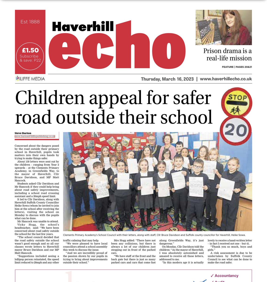 Front page news❤️