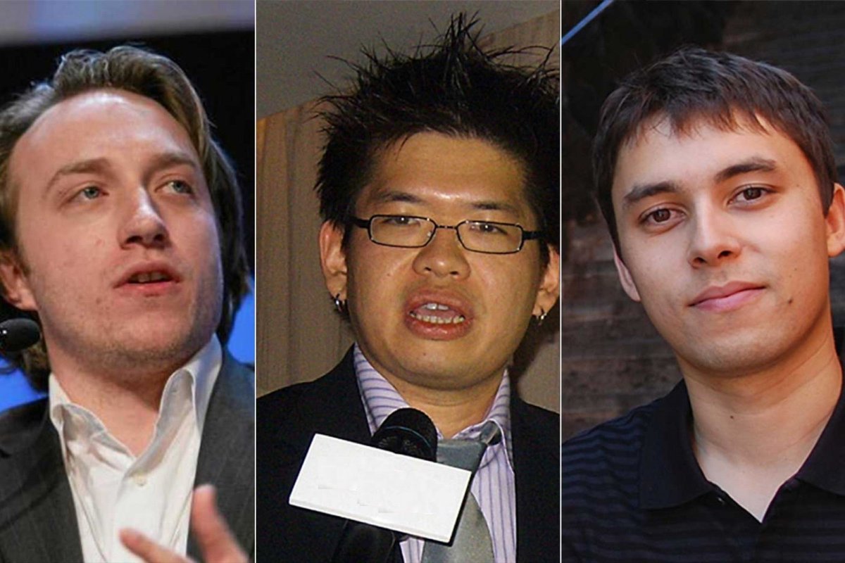 nodenodenode1's tweet photo. 2005年のバレンタインデーの日に恋人のいない男達３人。やることがないので出会い系サイトを開設する

出会い系から出発したサイトは変化を遂げ、後に世界中の人達に親しまれる超人気サイトになる

子供から大人まで誰もが熱狂するほどに成功する日が来ることも知らない男３人が公開したサイトとは https://t.co/J9fOeiubRK
