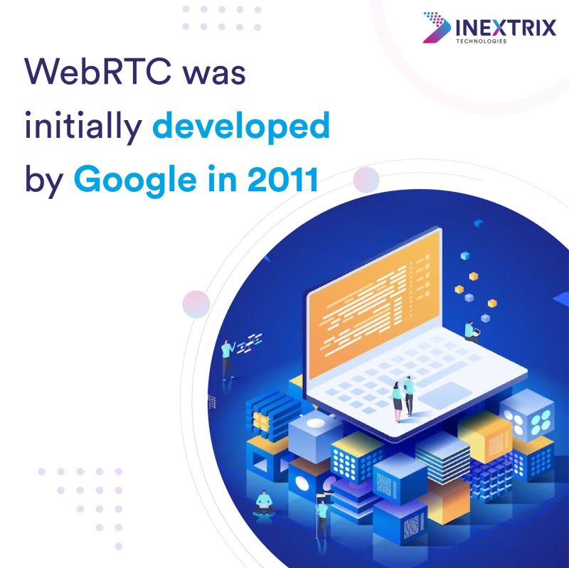 Inextrix's tweet photo. Did you know that 🤐?

#WebRTC was initially developed by #Google in 2011 as an #opensource project to provide real-time communication capabilities for web browsers.

 #WebRTCDevelopment #WebRTCServices #WebRTCService  #VoIP #VoIPBusiness #VoIPDevelopment #Web #Internet #Facts https://t.co/YBJdjCokvm