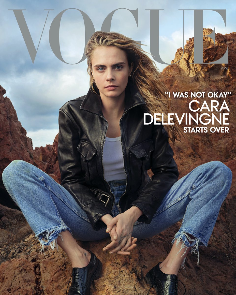 .CaraDelevingne is ready to start over. For Vogue’s April issue