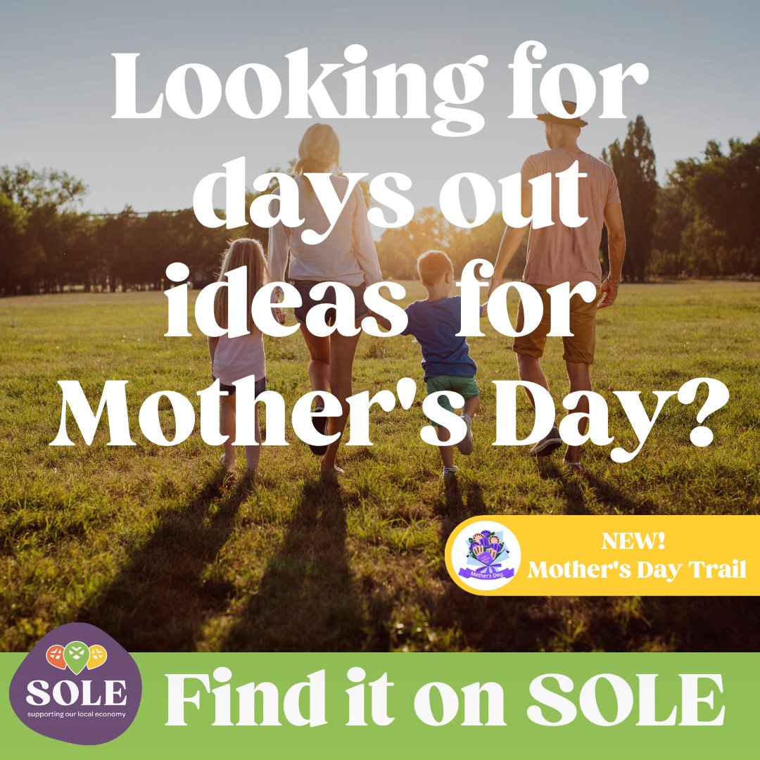 The SOLE app is full of ideas for Mother's Day. In-app interactive trails, ideas for restaurants, gifts, online shops, and even discount offers. Link in bio.

#SOLEScotland #SOLE #EastLothian #NorthBerwick #Musselburgh #Dunbar #Faside #PrestonSetonGosford #Haddington #MothersDay