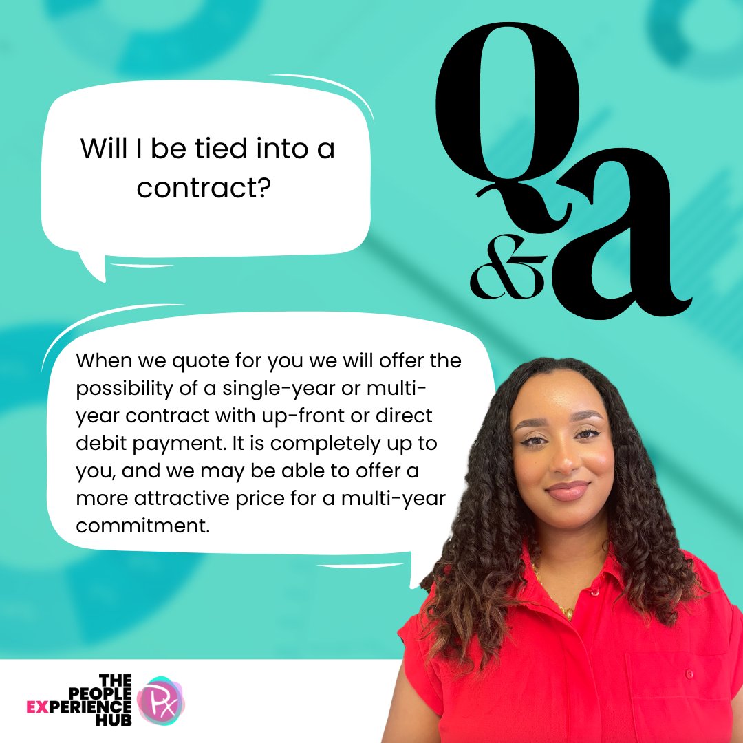 ThePxHub's tweet image. Got burning questions to ask? 

We&apos;re here to help! Pop us an email at hello@pxhub.io or book some time with Zee, our People Experience Executive - hubs.la/Q01Fm7Wb0 

#peopleexperience #employeefeedback #platformquestions