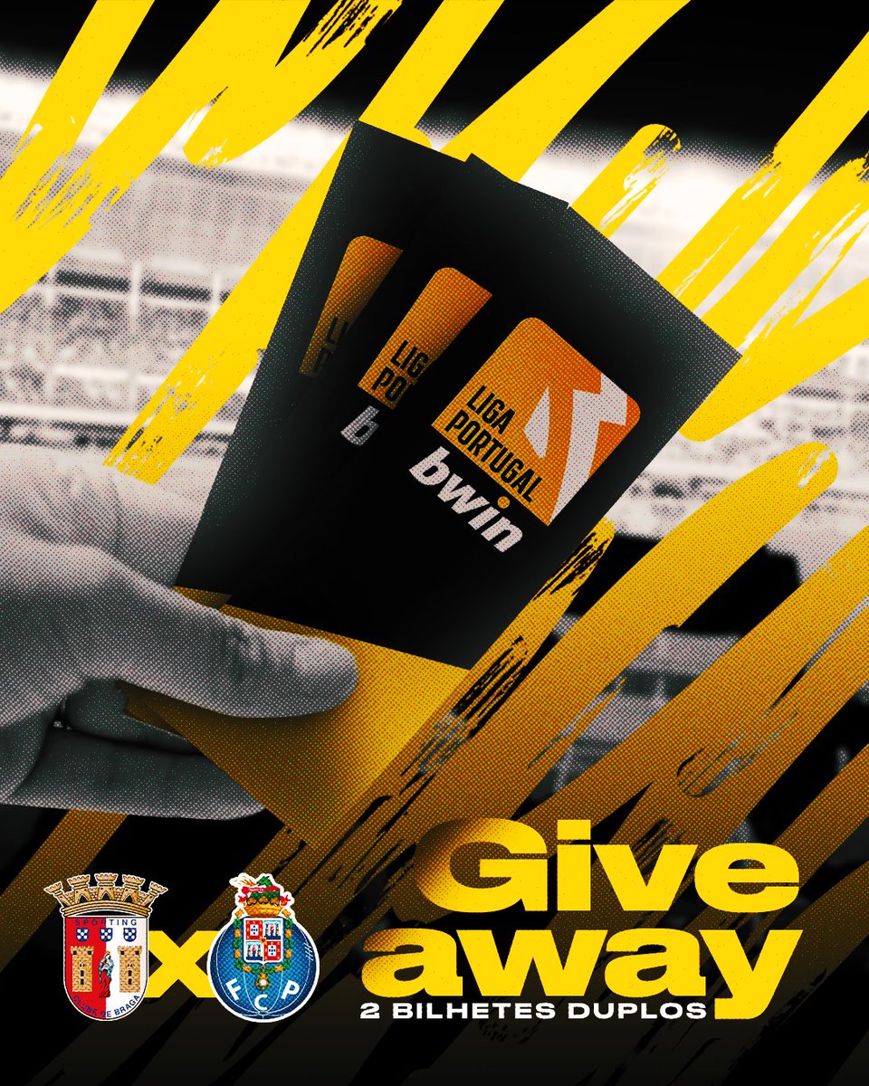 𝐆𝐈𝐕𝐄𝐀𝐖𝐀𝐘 𝐁𝐈𝐋𝐇𝐄𝐓𝐄 𝐃𝐔𝐏𝐋𝐎 𝐒𝐂 𝐁𝐑𝐀𝐆𝐀 𝐗 𝐅𝐂 𝐏𝐎𝐑𝐓𝐎
 🎟️

👉 Seguir a <a href="/bwin_pt/">bwin.pt</a>
👉 RT + Marcar um amigo

Participa as vezes que quiseres, desde que marques amigos diferentes! Termina a 17/03/2023, às 09h00. Boa sorte 🤞