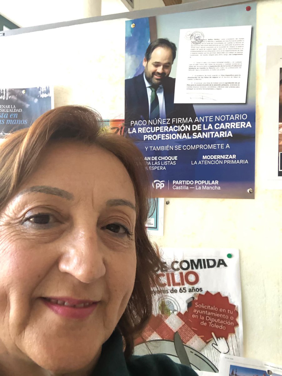 Sergio_GP's tweet photo. La alcaldesa de Guadamur y diputada del PP en la Diputación inclumpliendo la ley entrando en un Consultorio médico sin mascarilla para hacer campaña del PP en un lugar público no autorizado.  @PSOE @pscmpsoe https://t.co/fLNqeGKhYL