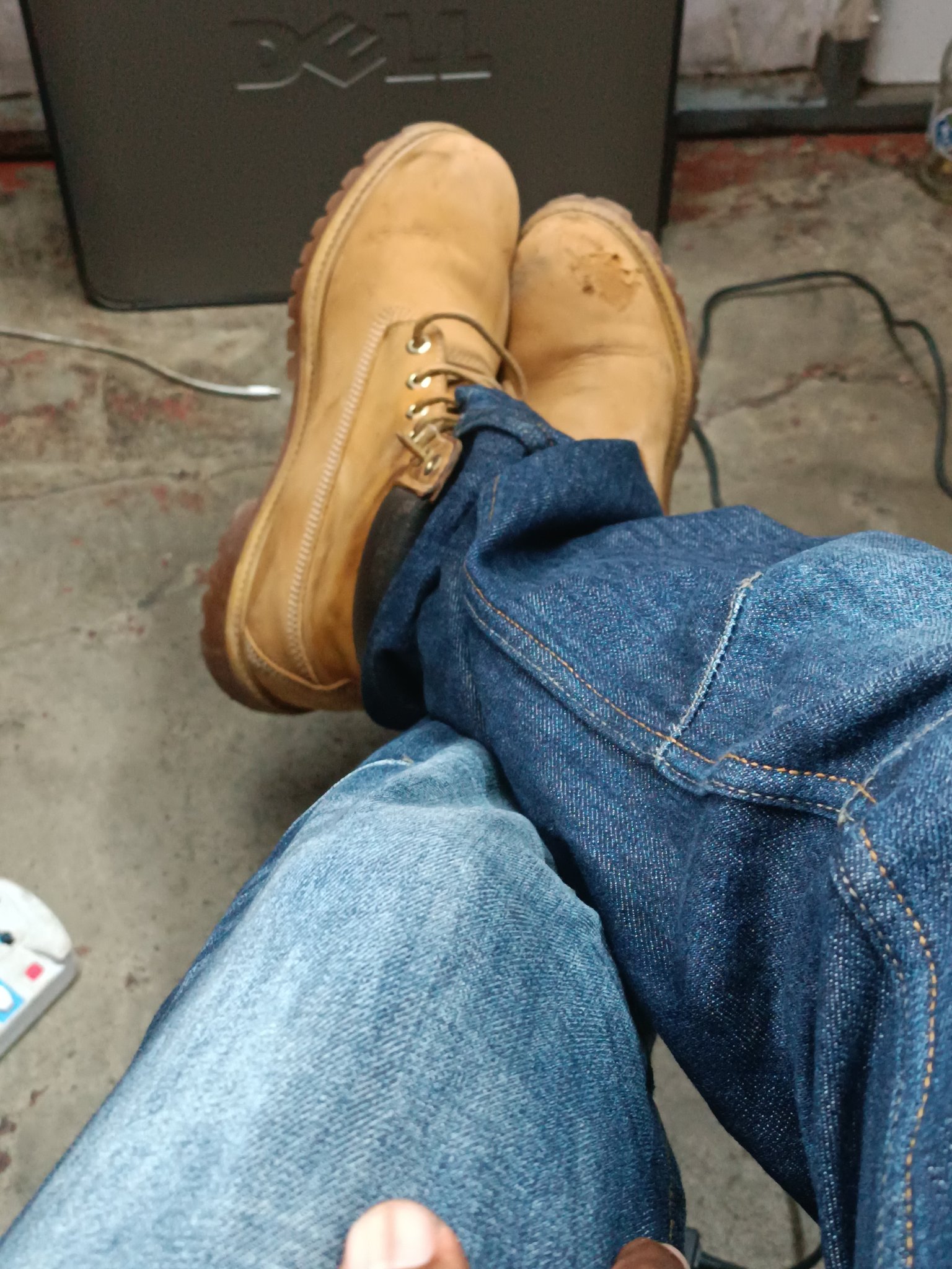 Baggy jeans sales and timbs