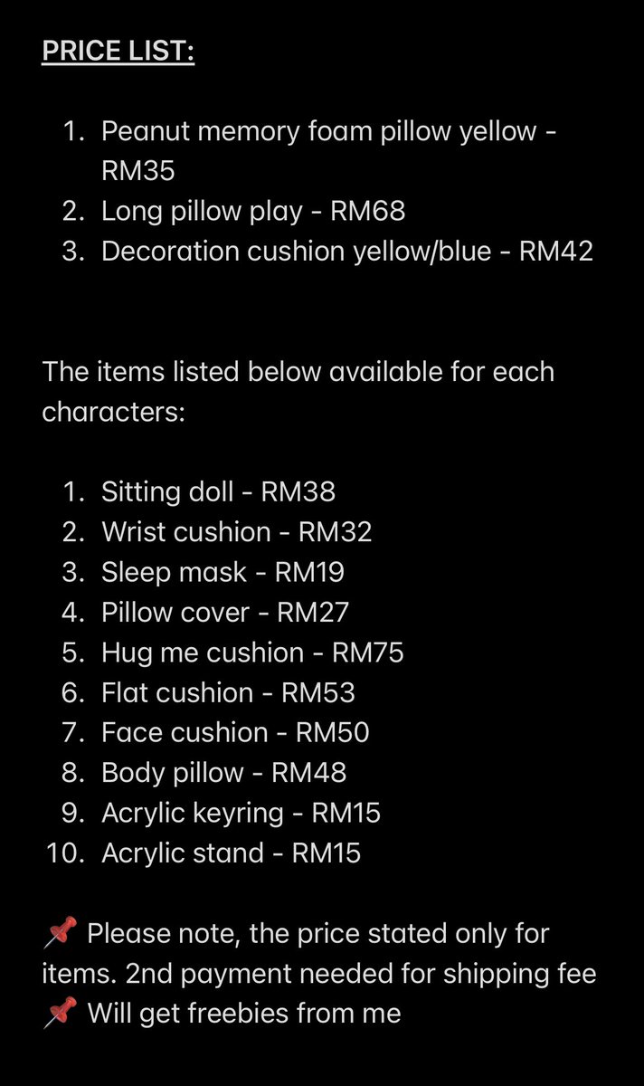 TeeKONed02's tweet image. [🇲🇾 GO | HELP RT]

TRUZ NARA SPECIAL SALE GO

Price: as per 2nd pic
📌 price stated only for items. 2nd payment needed for shipping fee
📌 Will get freebies from me

To ORDER:
forms.gle/5CeaHNTcAwTTwJ…

Due date: 4/4

DM for more inquiries! 🤓

#TeeKONed02GO