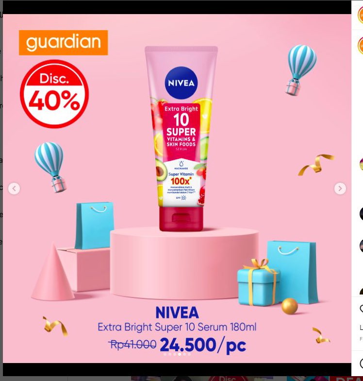 chintyaanggra's tweet photo. @imyourve_ @tanyakanrl aku beli pas promo guardian https://t.co/lSOA4PL14o