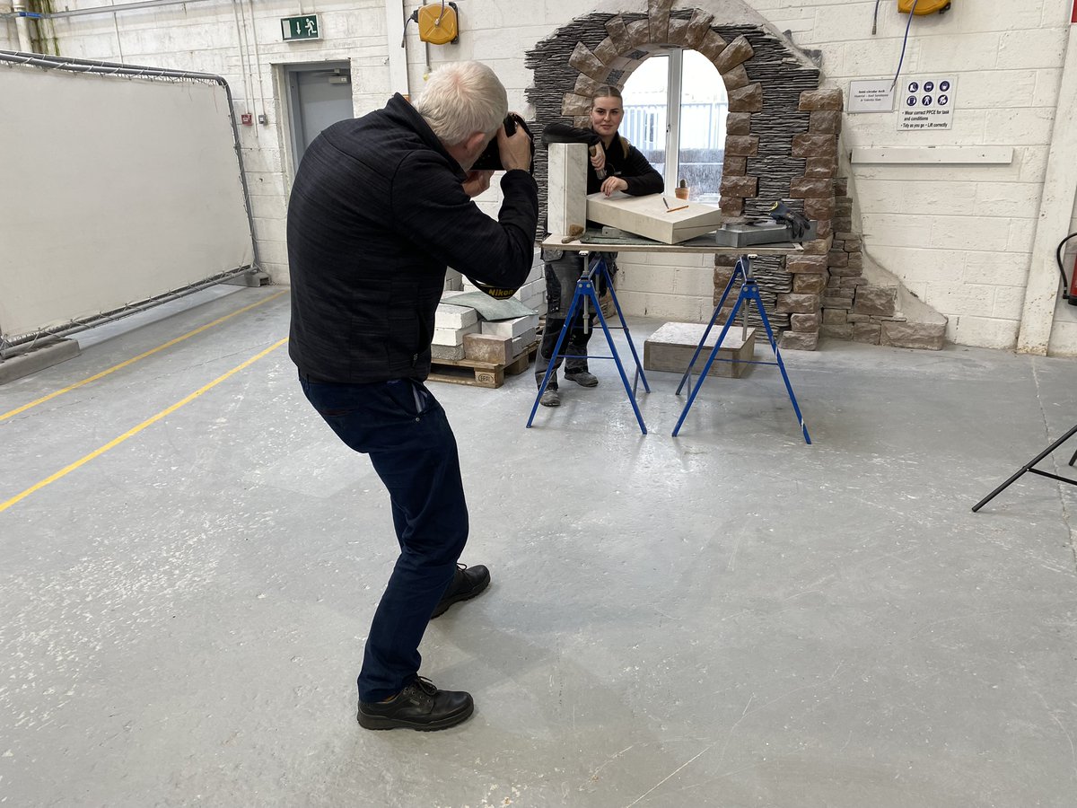 KerryETB's tweet photo. 📷 Another day another photo shoot!!
🌟 This time with Petra, a #stonecutting & #stonemasonry apprentice and one of 3000 female apprentices in Ireland.
#kerryetb #offeringchoice #education #training #kerry #EmbraceEquity #GenerationApprenticeship https://t.co/Mm7AZ5LMwY