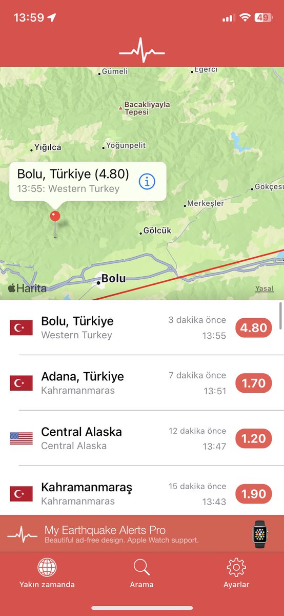 2 gün önce Bolu Düzce hattında M4-M5 deprem olabileceği konusunda uyarmıştım. Sağdan soldan veri alıyor diyenler utanacak mı? Sadece gerçek verisel paylaşımlar var. #Depremoldu #Bolu #Düzce #marmara