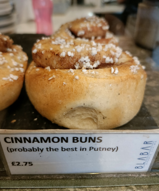putneyexchange's tweet photo. Have you heard of the iconic Cinnamon bun a Blabar's on Lacy Road. If you know, you know. And if you don't know - find out this week what you are missing!
#blabar #putney #sw15 #putneylondon #shareourputney #shopputney #shoplocal https://t.co/sNRU7iXsM4