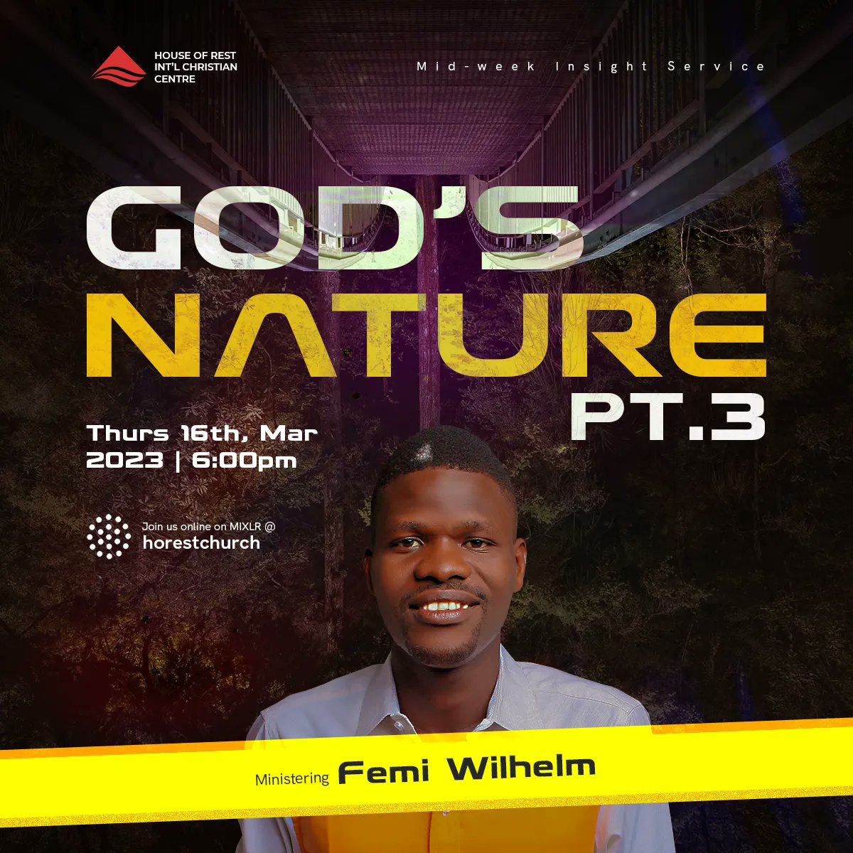 HoRestChurchng's tweet photo. Creation is not just merely an act of love, it is an act from love 
The nature of God still bring questions to the heart of men

On #Insight this evening, your questions would be answered with Biblical references
https://t.co/Do2V2ACK8b
#Horicc #churchfornonchurchgoers
#infight https://t.co/HelXaUDvdT