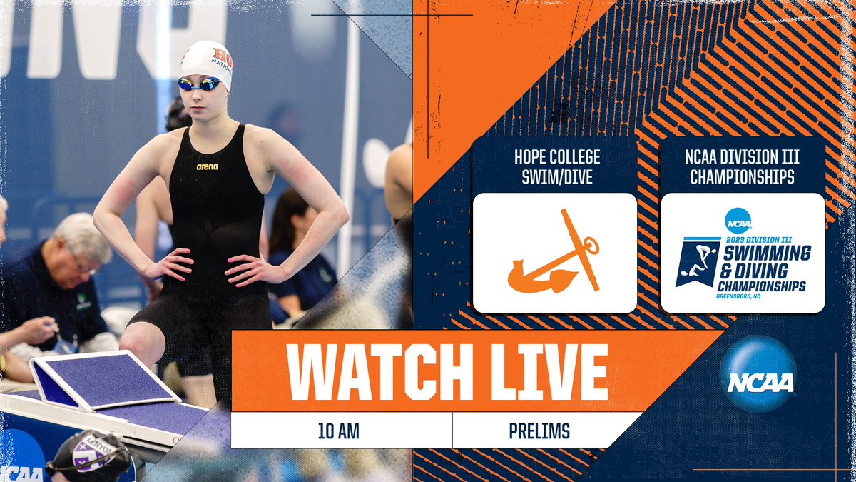Hope College Athletics (@hopeathletics) on Twitter photo MEET DAY! Day 2 of the <a href="/NCAADIII/">NCAA Division III</a> Swim/Dive Championships begins at 10 a.m. Watch the Flying Dutch race in four events at ncaa.com/video/swimming… #StrongandTrue MEET DAY! Day 2 of the <a href="/NCAADIII/">NCAA Division III</a> Swim/Dive Championships begins at 10 a.m. Watch the Flying Dutch race in four events at ncaa.com/video/swimming… #StrongandTrue