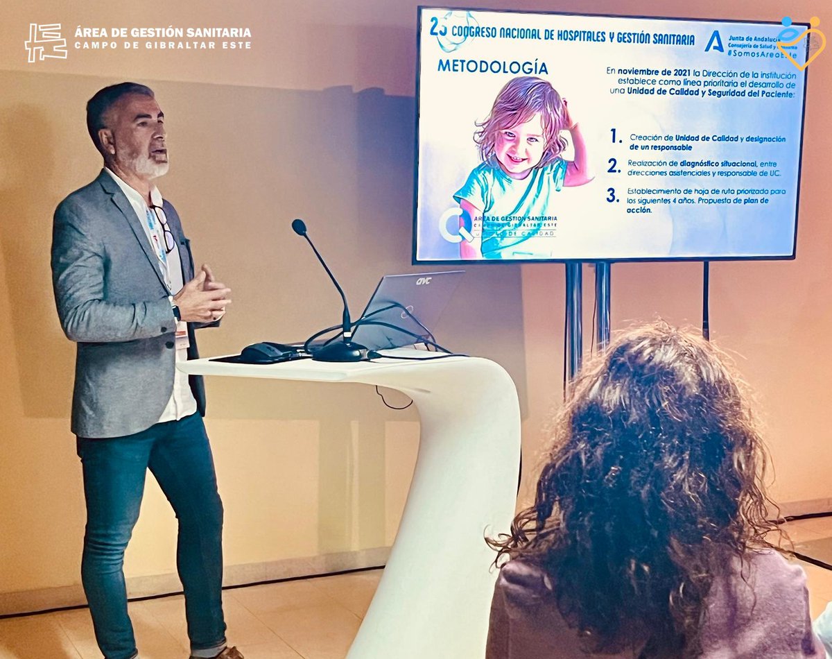 SomosAreaEste's tweet photo. Carlos Núñez presentó "HOJA DE RUTA HACIA LA CALIDAD, INTEGRACIÓN DE UN PROYECTO INSTITUCIONAL" en el Congreso Nacional de Hospitales y Gestión Sanitaria. Descubre cómo la gestión de la calidad en salud se traduce en una mejora de la atención y seguridad del paciente. https://t.co/l0UTqw8zcN