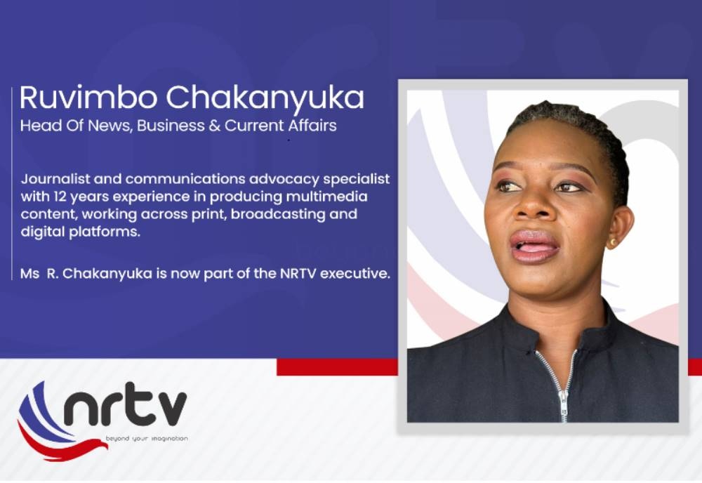 nrtvzimbabwe's tweet photo. We take time to appreciate our Head of News, Business and Current Affairs, Ms Ruvimbo Chakanyuka, an inspiring woman and brilliant leader. #NRTVwomen #womensmonth #womenempowerment https://t.co/4viQlZh9aU