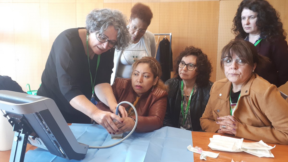 SATSECatalunya's tweet photo. Ya estamos en la parte práctica del taller de acceso vascular ecoguiado #CongresoSATSEBCN https://t.co/Rj6IrkjaMy