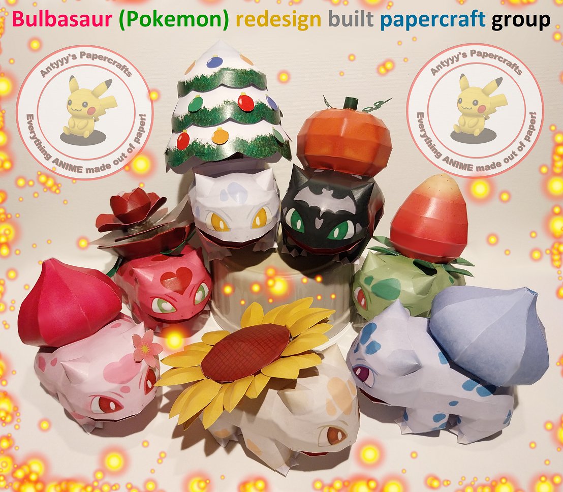 Antyyy13's tweet photo. Bulbasaur (Pokemon) redesign built papercrafts
https://t.co/IF9Ksnp2rp
#bulbasaur #papercraft #pokemon #bisasam #bulbizarre #フシギダネ #bulbasaurpokemon #pokemonpapercraft #이상해씨 #妙蛙種子 #bulbasaurpapercraft #antyyy #bisasampapercraft #antyyyspapercrafts #ペーパークラフト https://t.co/qpHBAr9J56