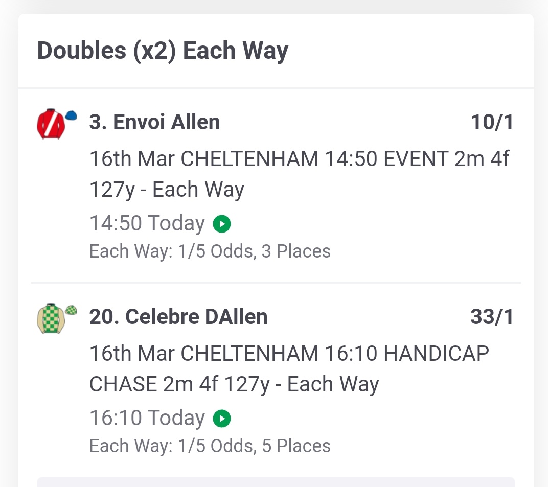 Only one way to bet on horses... Choose the ones with your surname in it! Can't be the only person to do this! #clueless