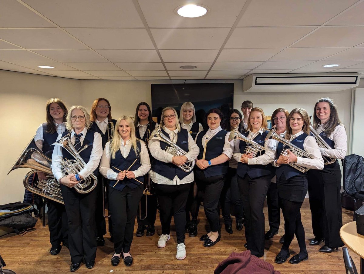 The same week of International Women's Day, we celebrated all our female players. The Silver Band at the Scottish Championships had 14 women in the band. We are very proud to be a shining example of equality and a celebration of women in modern day Scottish banding.