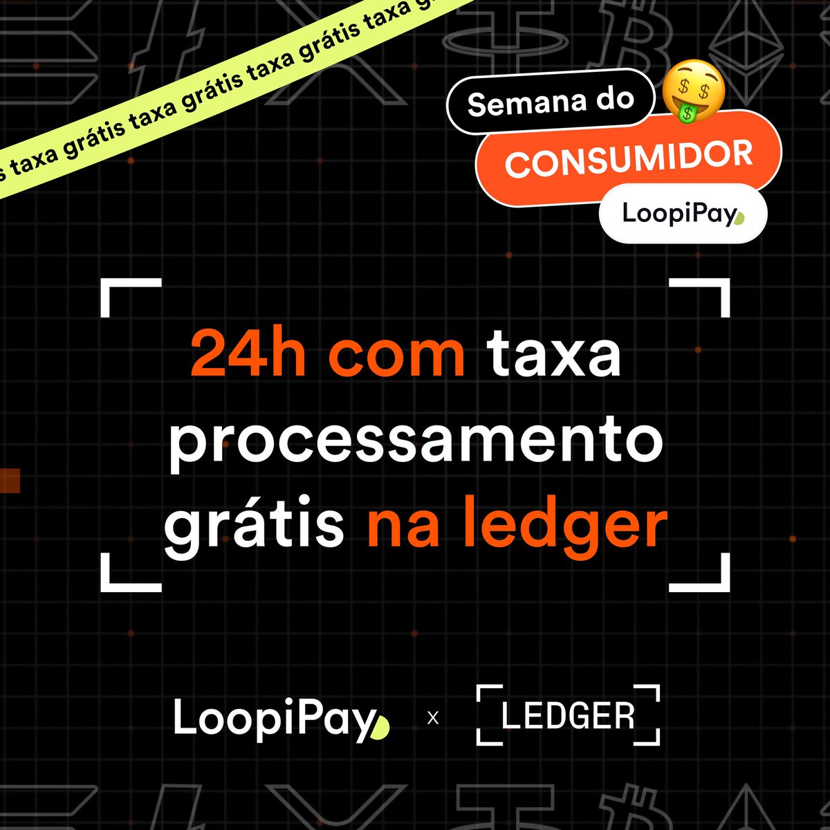 LoopiFinance's tweet photo. Quem avisa, amigo é! 🫣
Mais um alertinha de Taxa Grátis via app da Ledger Live! Sem taxa, sem burocracia. A melhor parceria!
Mas corre, antes que os tokens acabem hahah 🔥 #LoopiPay x #Ledger https://t.co/2RXB1xwhh4