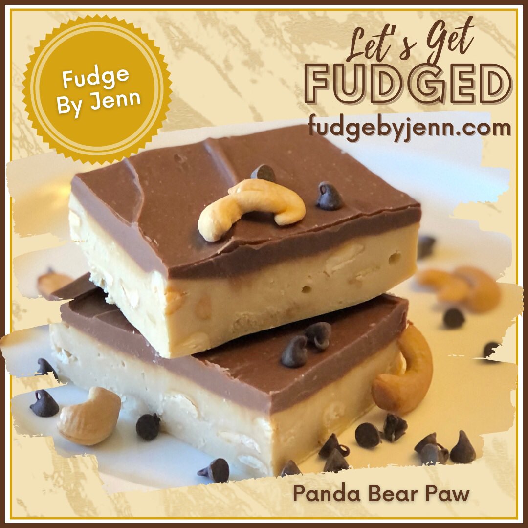 fudge_by_jenn's tweet photo. Today is National Panda Day - and I can celebrate too! 🐼 This #fudge flavor is Panda Bear Paw (a cousin of Polar Bear Paw), and is delicious Caramel Cashew fudge topped with rich Chocolate fudge.
#panda #pandaday #chocolatefudge #fudgebyjenn #letsgetfudged #cincyfudge #cashew https://t.co/MFdIY8xDiq