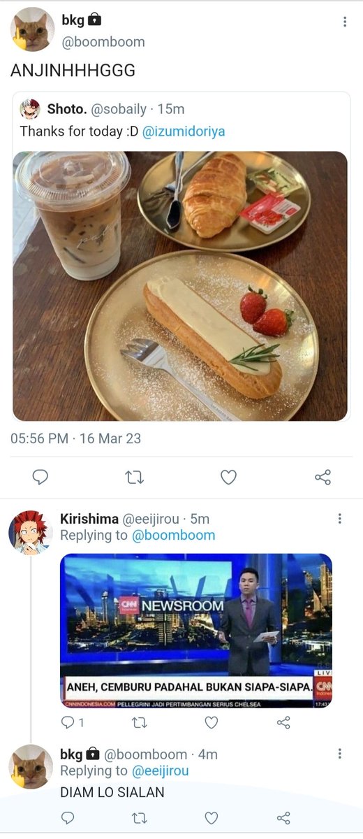 shotoue's tweet photo. — #bakutodo one tweet AU.

gatau ini iseng doang wkwkwk maaf gaje🙏🙏🙏🙏 https://t.co/nB8IPbWaNT