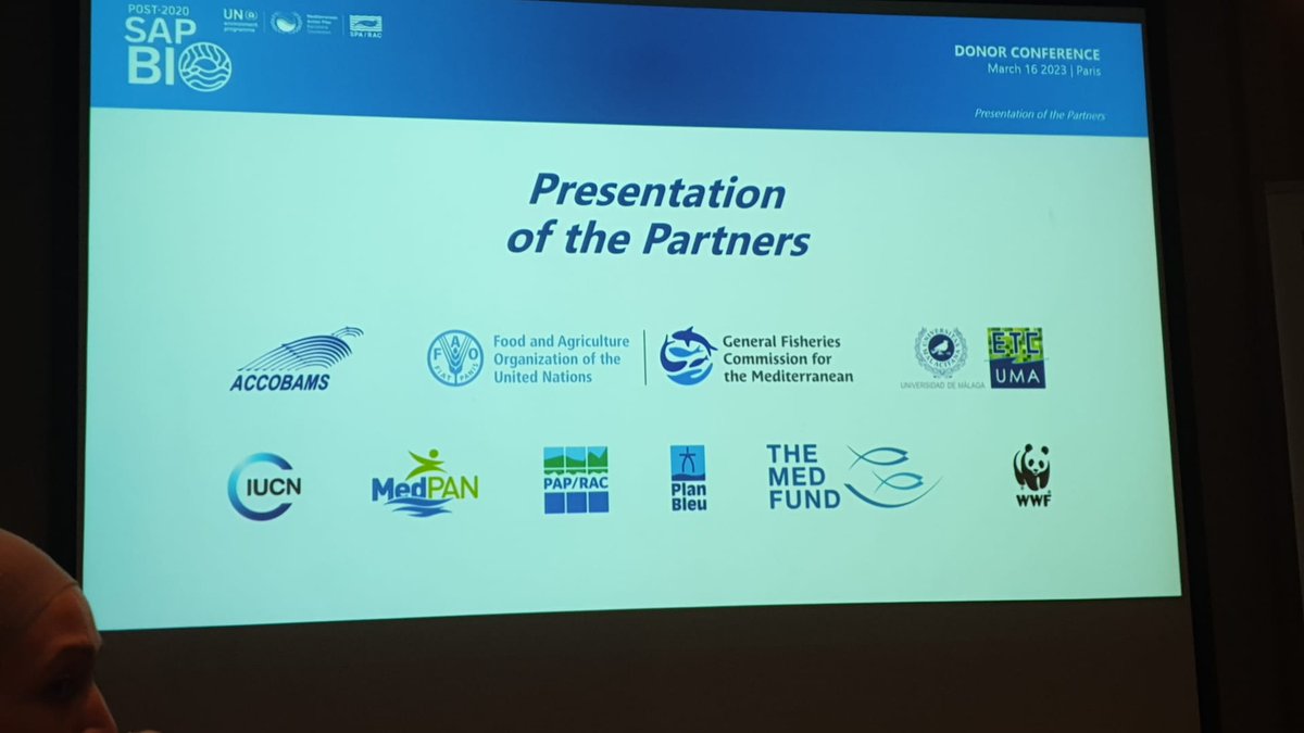 Today @ACCOBAMS participates with regional donors, key stakeholders, and Post-2020 #SAPBIO implementers to discuss projects to #Act4Med & reverse biodiversity loss 
🌊post2020sapbio-donorconference.org