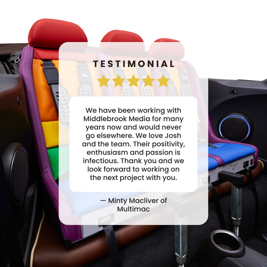 Good feedback makes the world go round! ❤️

We love hearing what our clients think, we received this lovely feedback from Minty at <a href="/multimacseat/">Multimac Child Seat</a> and just had to share it with you all.

#testimonial #happycustomer #Multimac #review