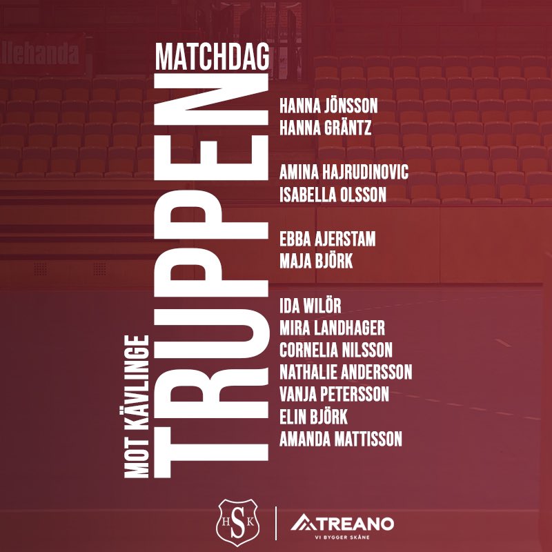 stavstenhk's tweet photo. MATCHDAG - TRUPPEN

Dagens trupp presenteras i samarbete med Treano.

Avkast 19:30, varmt välkomna!

#viärstavsten https://t.co/TQCc21Ykdm