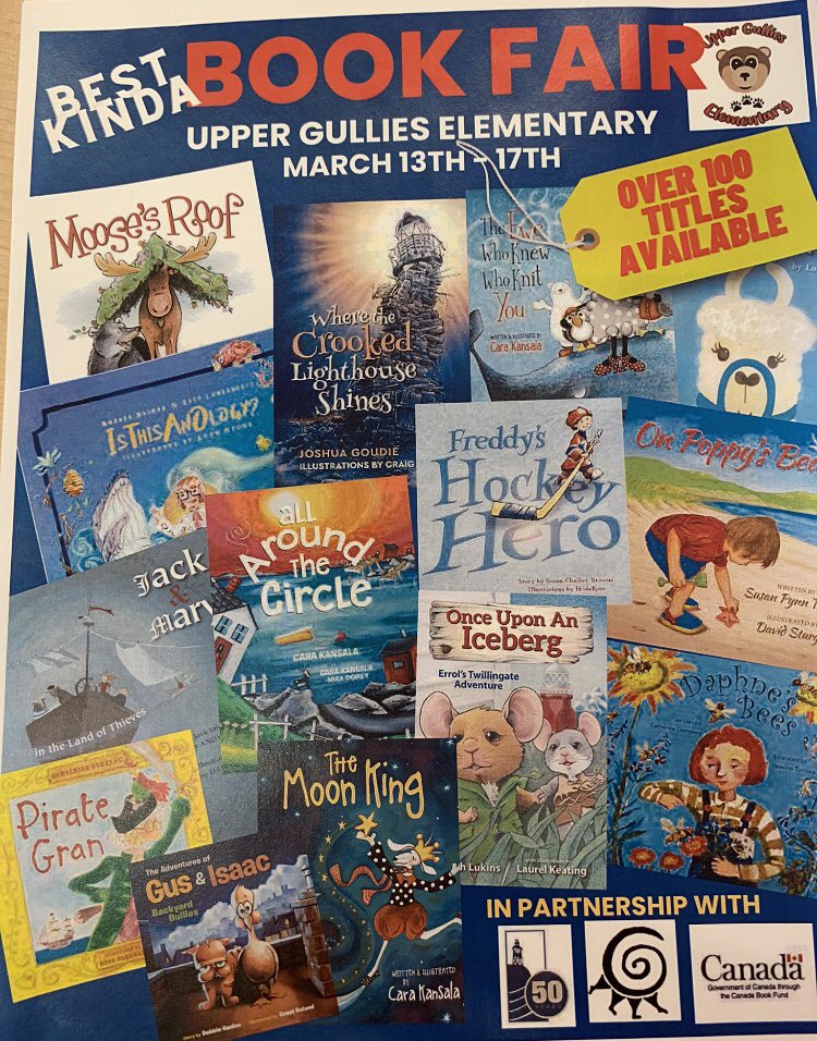 “Best Kinda Book Fair” continues <a href="/UGEABC/">Upper Gullies Elem.</a> “Got to get me local book by” Well there is still time! Tomorrow and next Wednesday!!  Yessss!! <a href="/NLESDCA/">NLESD</a> <a href="/NLESDLit/">NLESDLit</a> <a href="/BreakwaterBooks/">Breakwater Books</a> <a href="/RunningtheGoat/">Running the Goat</a> @IamRuthLawrence <a href="/MsPowersClass/">Colleen Powers</a>