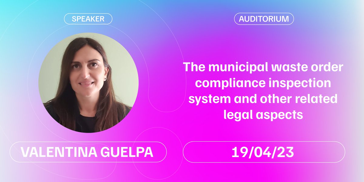 Valentina Guelpa, Head of the Environmental Policy Service at <a href="/ComuneMonza/">Comune di Monza</a> , will explain how they have regulated the door-to-door #wastecollection system and the creation of the #sacchirossi, an approved semi-transparent bag that has a #RFID tag that allows to identify the user