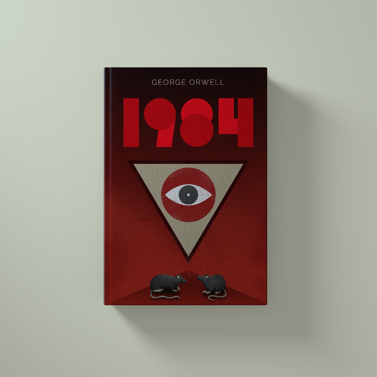 1984
#illustration #bookcoverdesign #classicbook #georgeorwell #typography