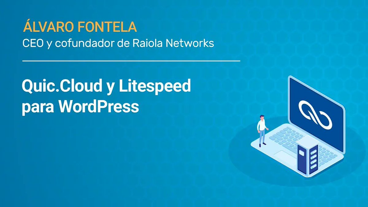 RaiolaNetworks's tweet photo. 🚀 Cómo usar #Quiccloud y #Litespeed de manera conjunta para llevar a otro nivel el funcionamiento de tu WordPress 👉 https://t.co/iC2hopGC5G #WPO https://t.co/rqn9jX7uVS