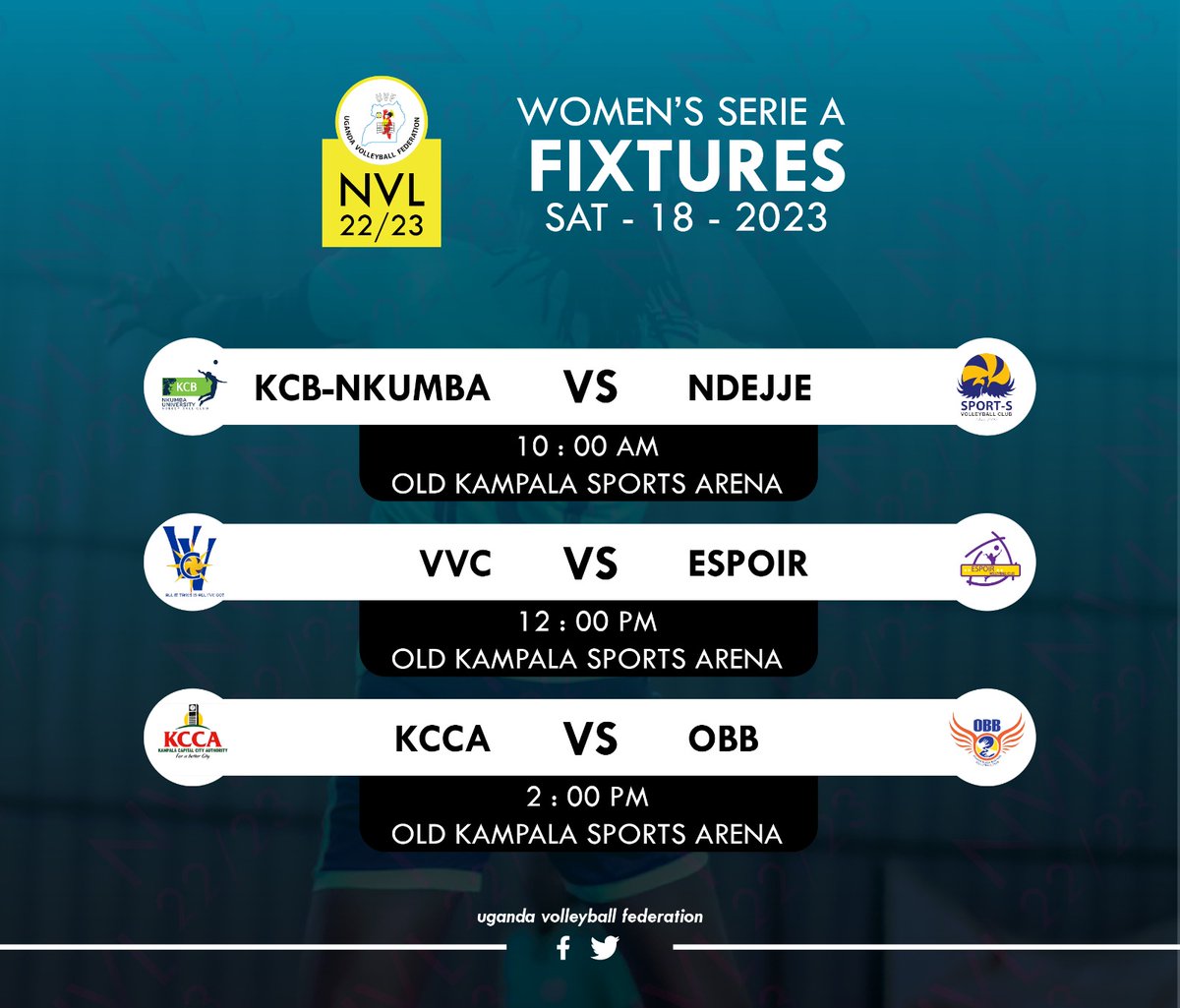 Uganda Volleyball Federation tweet media