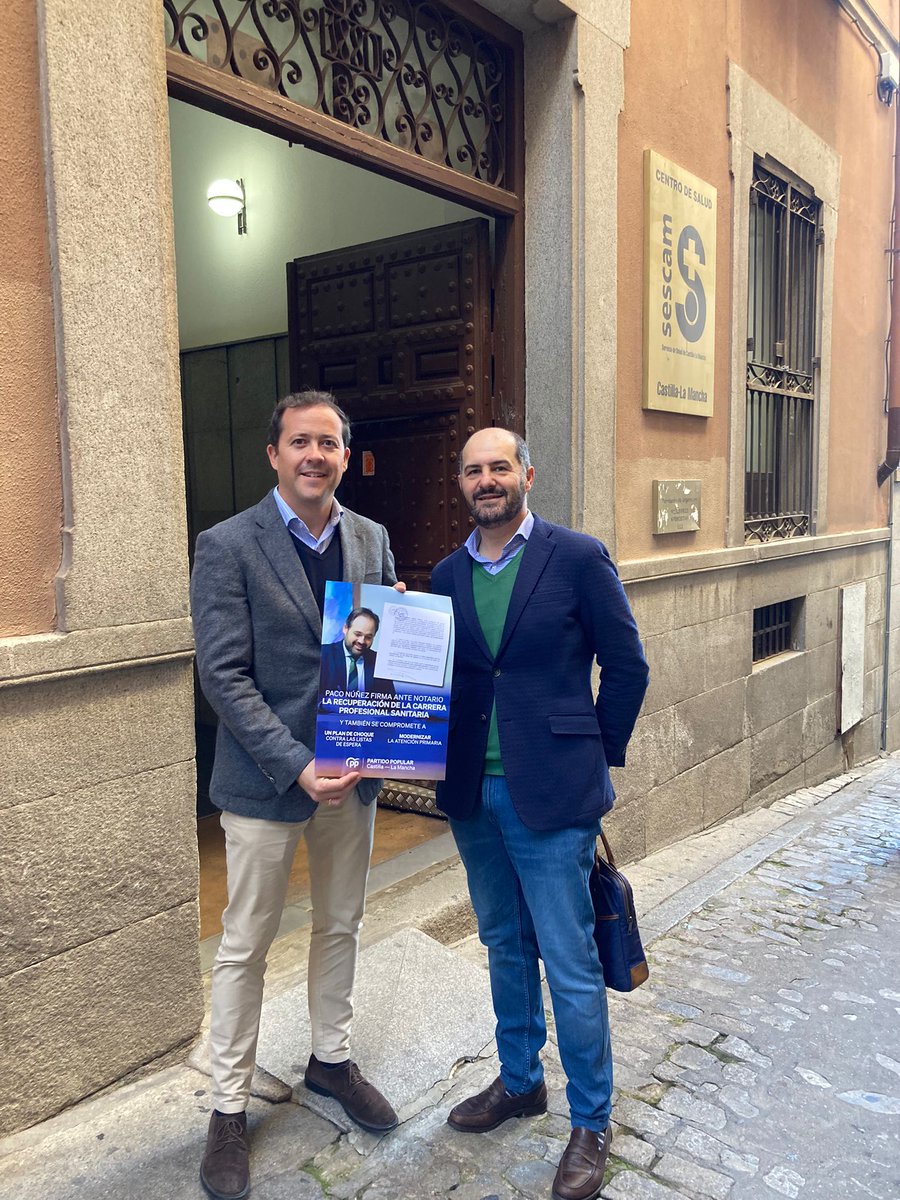 cvelazquezromo's tweet photo. 🔵 El @PP_CLM está comprometido con la mejora de la sanidad. @paconunez_ lo ha dejado claro:

🔹Recuperar la carrera profesional sanitaria. 
🔹Plan de choque contra las listas de espera.
🔹Modernizar la atención primaria. https://t.co/boXvp2w66k