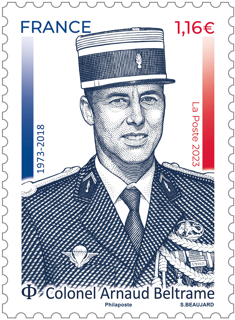 LPNews_NDIE's tweet photo. #Philatélie 
Nous sommes à J-7 de la vente en avant-première du #timbre rendant hommage au Colonel #ArnaudBeltrame 

📅Jeudi 23 mars
📍40 rue Saint Gervais, #Avranches
🕐8h30-12h30/ 13h30-18h https://t.co/8AapFcoaJH