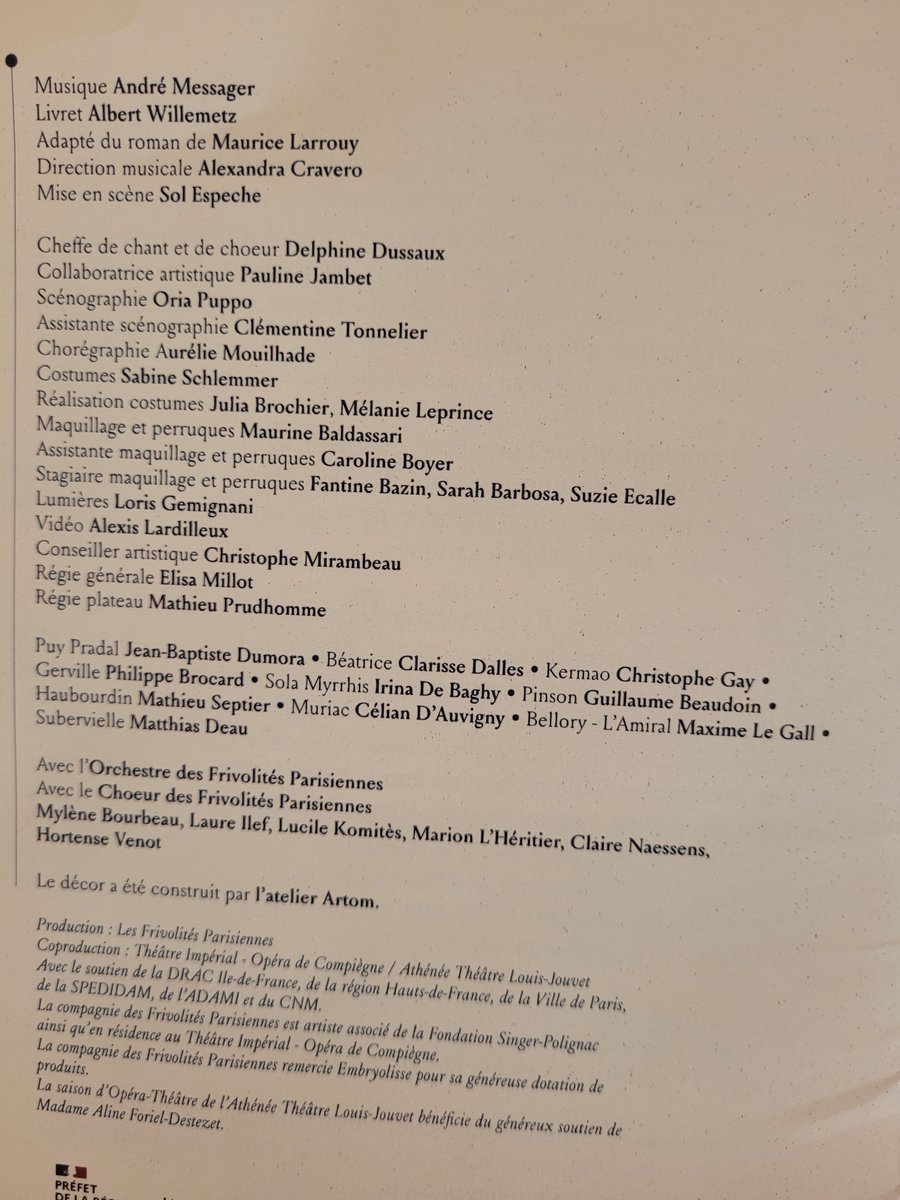 Coup de roulis jusqu'au 19/3 au @theatreathenee : encore un coup de maître des <a href="/Frivolitesparis/">Les Frivolités</a>, qui jouent sous la direction pétulante et raffinée d'@alexacravero  🤩