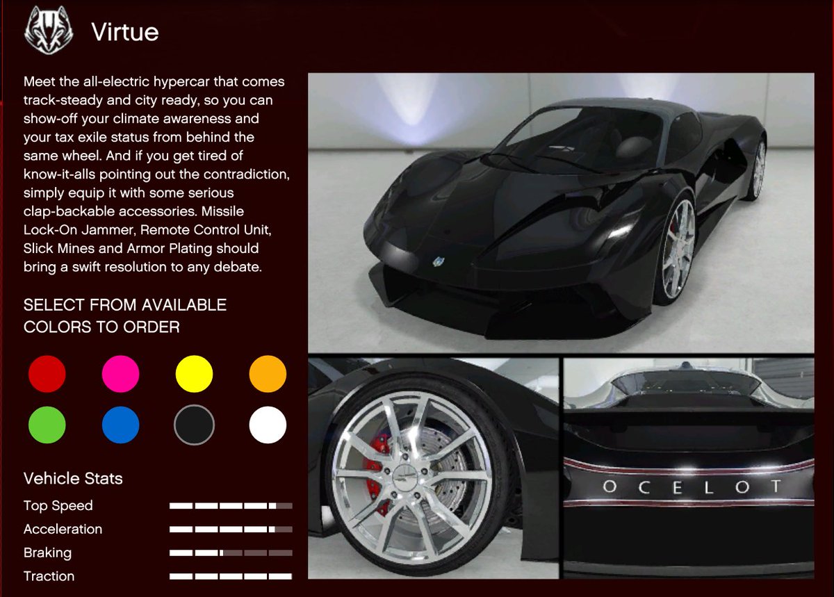 TexFunz2's tweet photo. GTA+ Rewards
- GTA$500k

3x GTA$ &amp; RP
- Hotring Circuit Races
- Fooligan Jobs

2x GTA$ &amp; RP
- Deadline Adv Mode

Free
- Virtue
- Agency Vehicle Workshop
- Vehicle Requests
- CEO/VIP Abilities

Clothing 
- Pink Floral Tech Demon
- Gray Yeti Combat Shirt &amp; Battle Pants
#GTAOnline https://t.co/lVYmPXTNkY