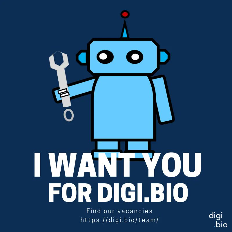 digi_bio's tweet photo. https://t.co/oQSI2Btf6J is #hiring! We have new positions available for you #biocurious people interested in #programmablebiology. Check out these vacancies at our website at https://t.co/ykxUVDWQ0K https://t.co/mzYTVNarHV