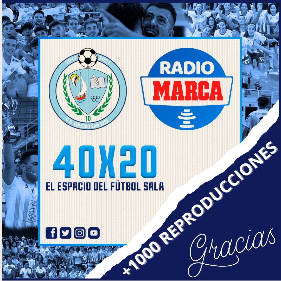 🎙RADIO| 40x20, el espacio del Fútbol Sala

16º programa, Entrevista en <a href="/MarcaCaceres/">Radio MARCA Cáceres</a> a Ayuntamiento Madroñera, <a href="/ADMadroneraFS/">Ad Madroñera Fs</a>, <a href="/FedExFutbol/">Fexfutbol</a>, <a href="/CdNuevocc/">C.D. Nuevo Cáceres San Francisco</a>, <a href="/AscVida/">Badajoz/GvEnergia/ACV⚽️</a>, <a href="/f_balompie/">E.F.S. ALMENDRALEJO</a>, <a href="/CdcSanJoseFS/">CDC SAN JOSÉ FS</a>.

🔊: 1ª go.ivoox.com/rf/104704502 y 2ª go.ivoox.com/rf/104704719

#ConéctateConElFútbolSala