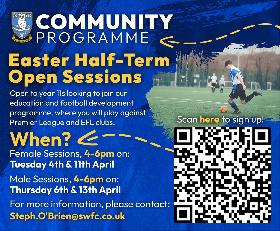 Sheffield Wednesday FC Community Programme on Twitter "Calling all