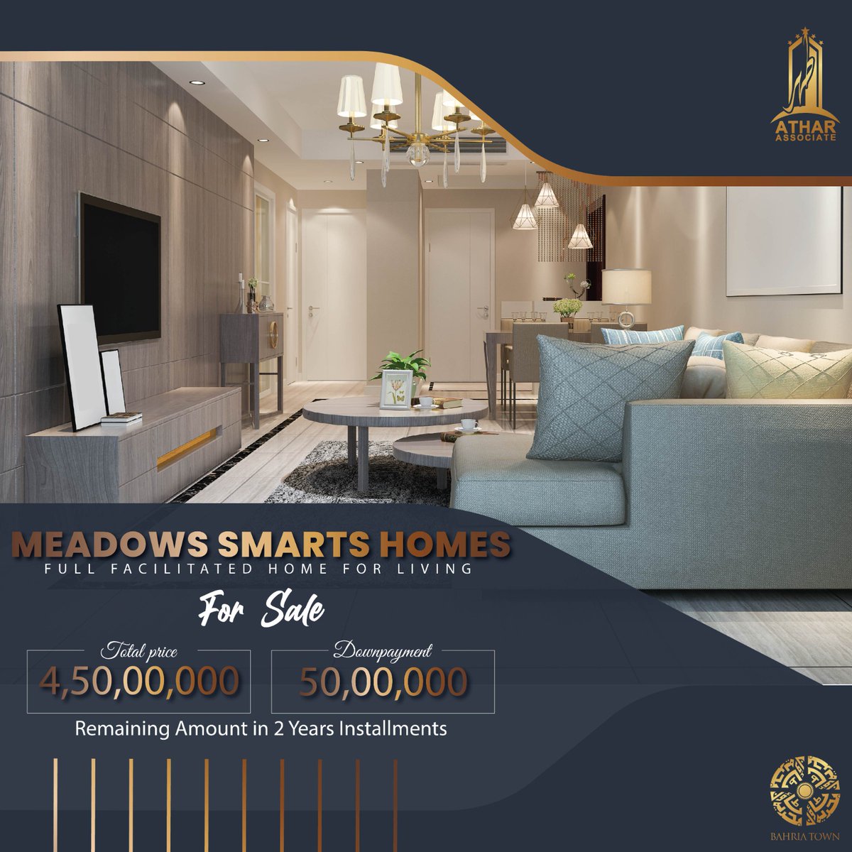 Bahria Town Karachi
New project lounch
45000000 total payment
5000000 down payment
Remaining payment 2 years installments
#Zaman_Park_Lahore #Bahrain #Kuwait #Dubai #Canada #reales #investment #propertyinvestment #property #SaudiArabia