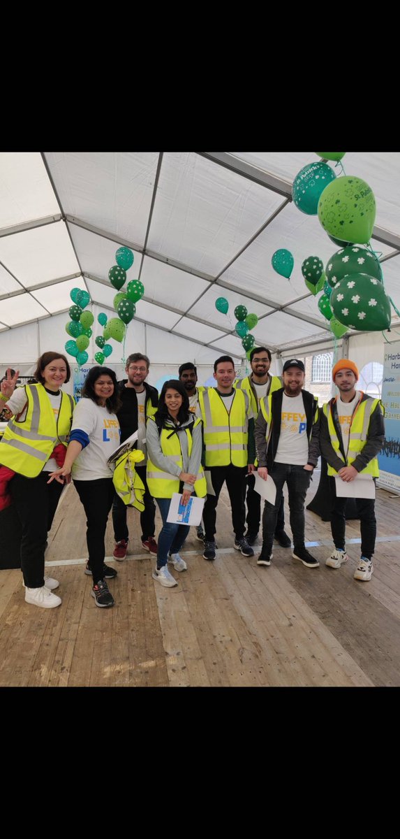 Aware's tweet photo. Our amazing volunteers from @Verizon are ready to go! ๐ #AwareLiffeyLoop https://t.co/fyNaaOOYcB