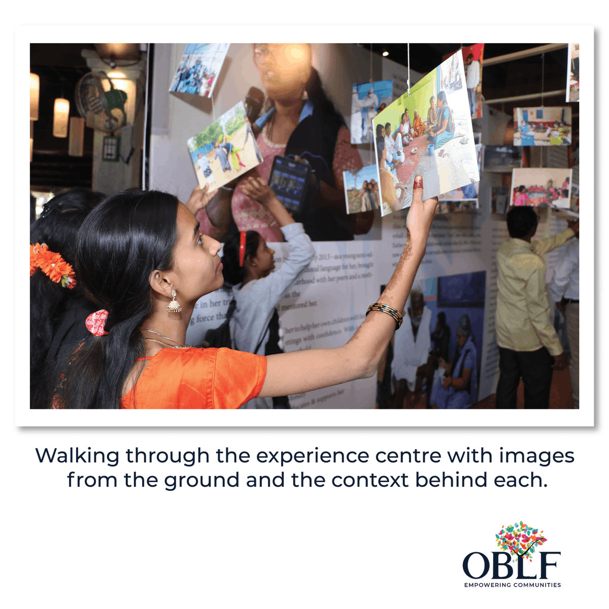 oblfindia's tweet photo. We hosted an event with partners, friends and well-wishers to showcase our work in Anekal. Honoured to have Ms Uma Mahadevan grace the occasion &amp; share her thoughts. Our ‘Experience centre’ &amp; photobooks gave guests a behind-the-scenes look at our work. 

#DonorEvent #Community https://t.co/T4nmmYRRPn