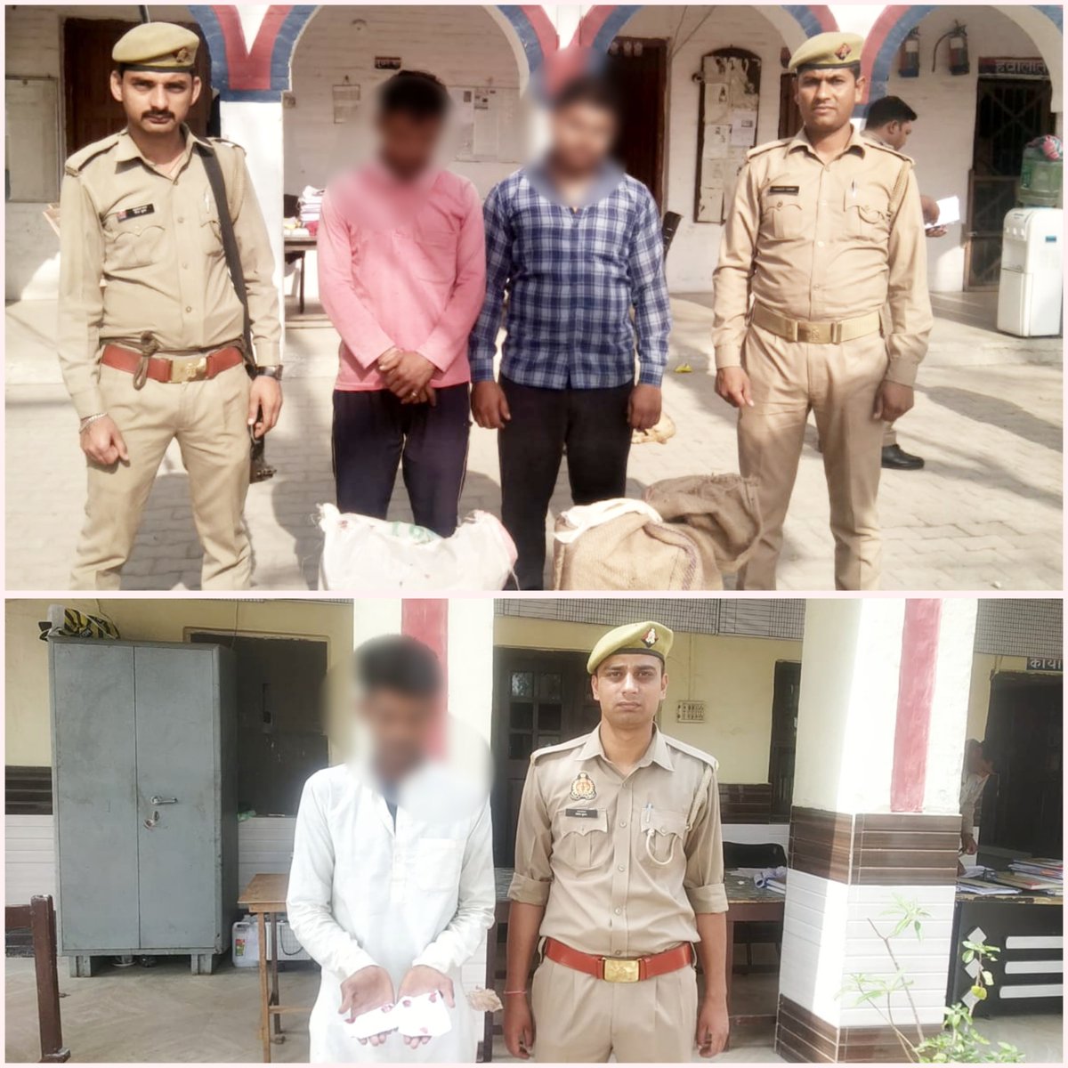 PoliceShamli's tweet photo. #ShamliPolice
पुलिस अधीक्षक शामली श्री अभिषेक के निर्देशन में अपराधियों के विरुद्ध कार्यवाही में #ShamliPolice द्वारा:-

➡️ अवैध मादक पदार्थ में 01
➡️ अवैध शराब में 02

कुल 03 अभियुक्त किए गिरफ्तार ।

#UPPolice https://t.co/PM2EiMx4yM