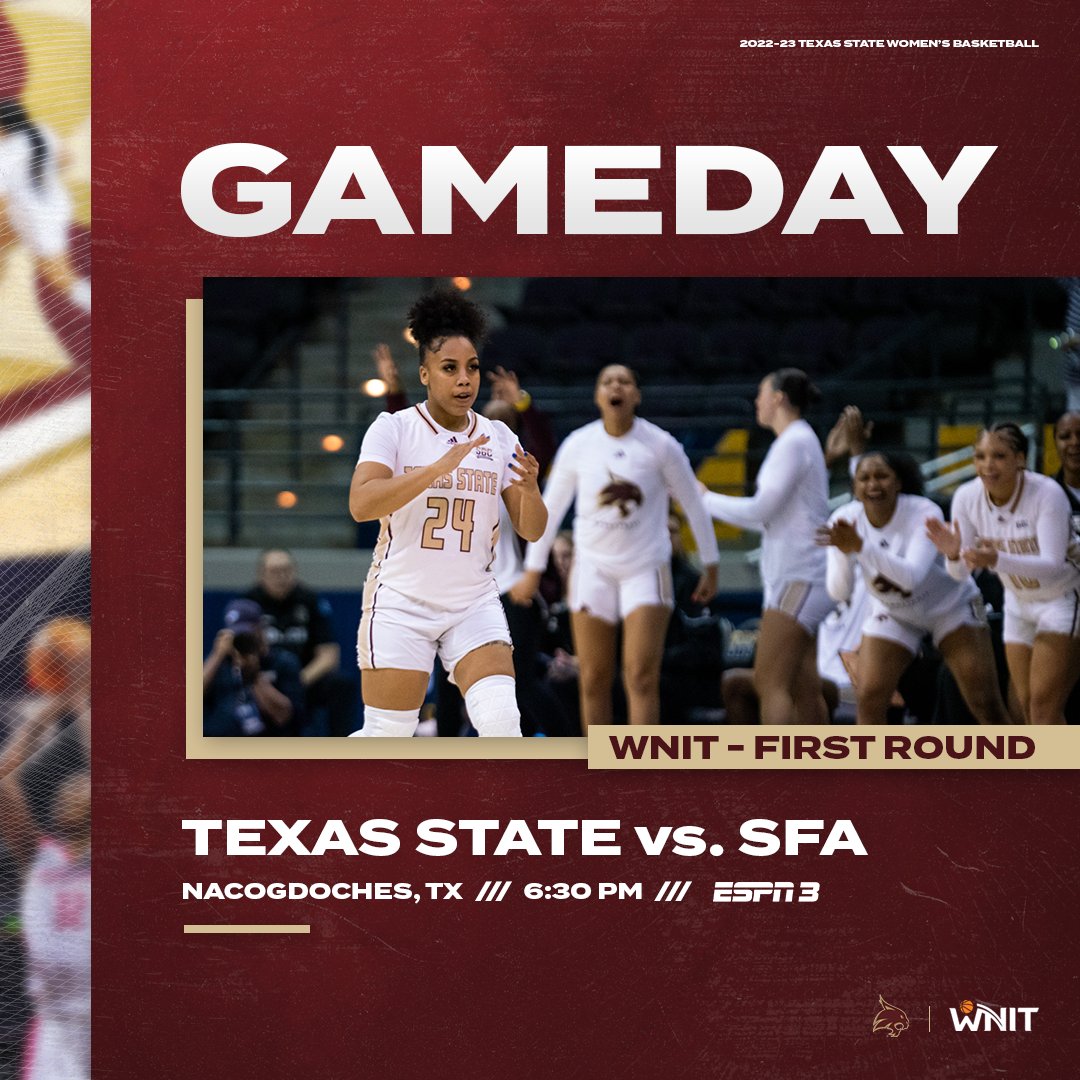 It's gameday in the #WNIT 'Cats at 'Jacks 6:30 pm | 📍 Johnson Coliseum ESPN3 💻 es.pn/3JGXOur Live stats 📊 bit.ly/3YQwJcv #EatEmUp