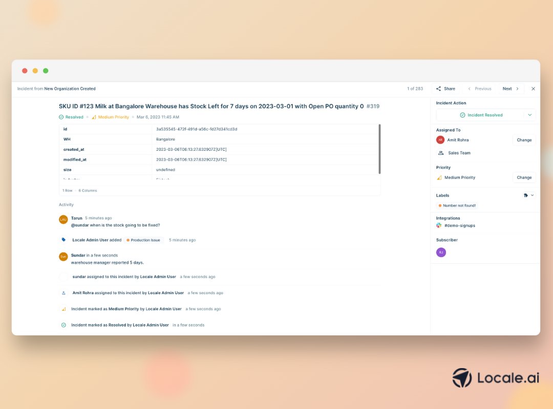 aditiuncut's tweet image. A lot of product teams think alerts are easy to make with #Cron, but that’s not the point.

Sure, it&apos;s easy to create alerts using Cron, it&apos;s the ability to ensure accountability &amp;amp; actionability AFTER the alert that makes all the difference.

Here&apos;s how @Localeai is different👇🏻