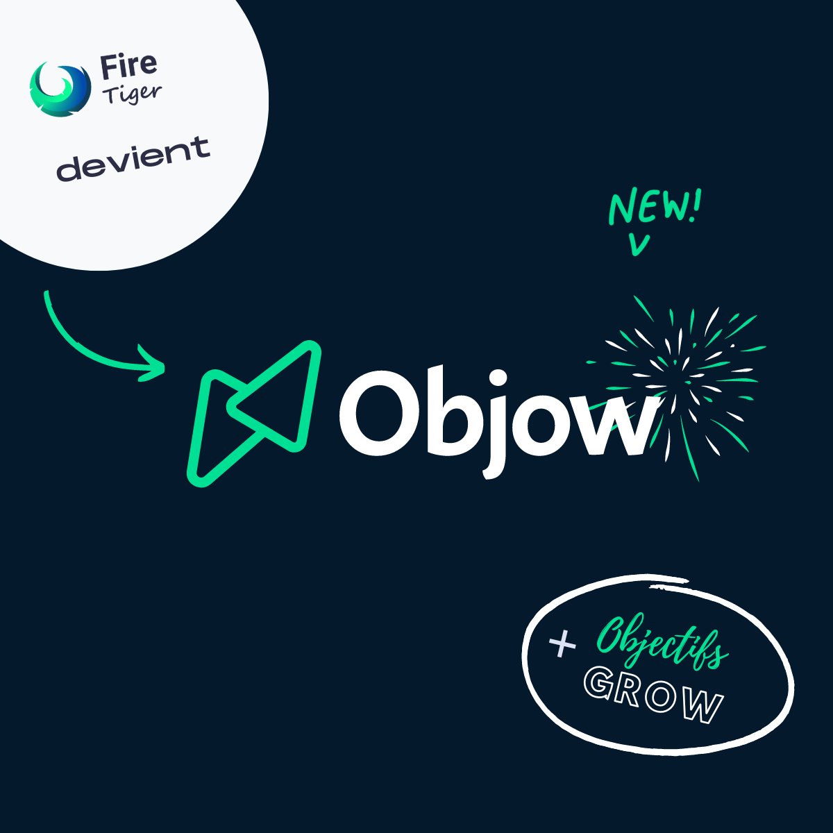 C’est officiel Fire Tiger c'est terminé ..... 🪦

Nos clients grandissent, 
Et nous aussi !

C’est pourquoi Fire Tiger devient “Objow” et fait passer l’animation de vos équipes au niveau supérieur ! 🔥🚀

👉🏼💥 objow.com
